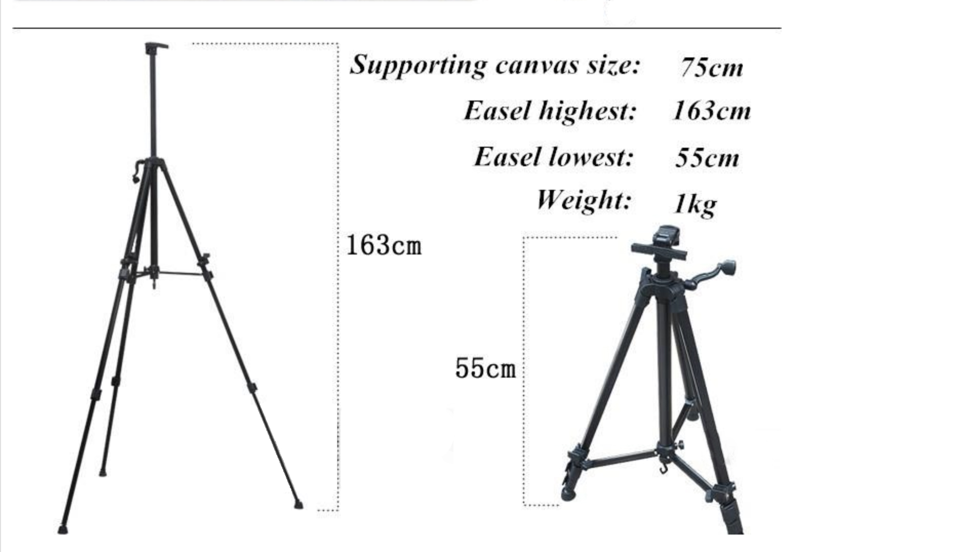 Aluminium Easel Stand - Image 2
