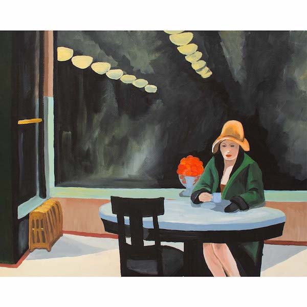 Paint "Automat" by Edward Hopper