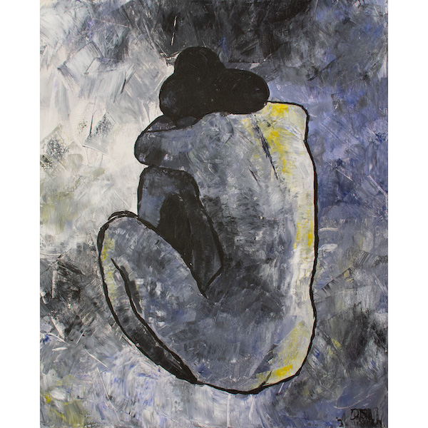 Paint "Blue Nude" by Pablo Picasso