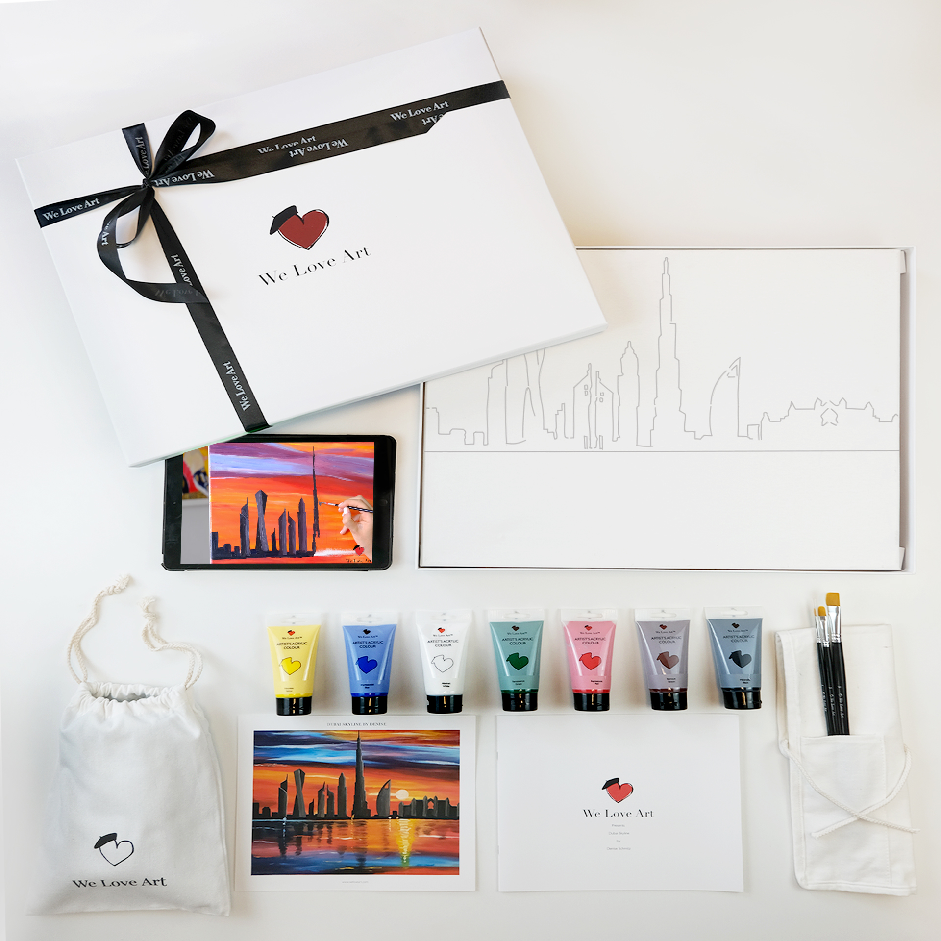 Paint "Dubai Skyline" by Denise Schmitz - Image 2