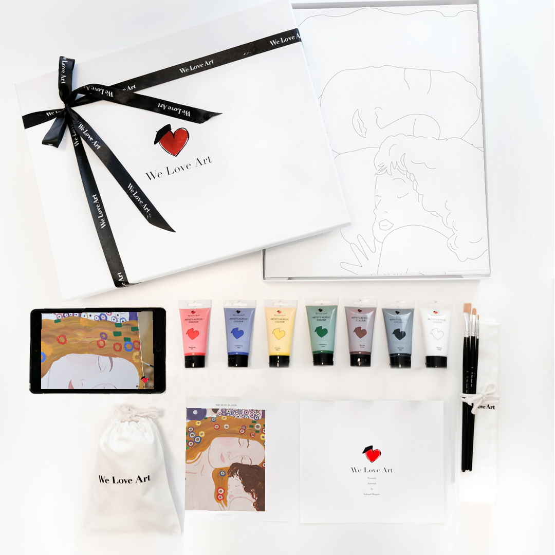 Paint "Mother and Child" by Gustav Klimt - Image 2