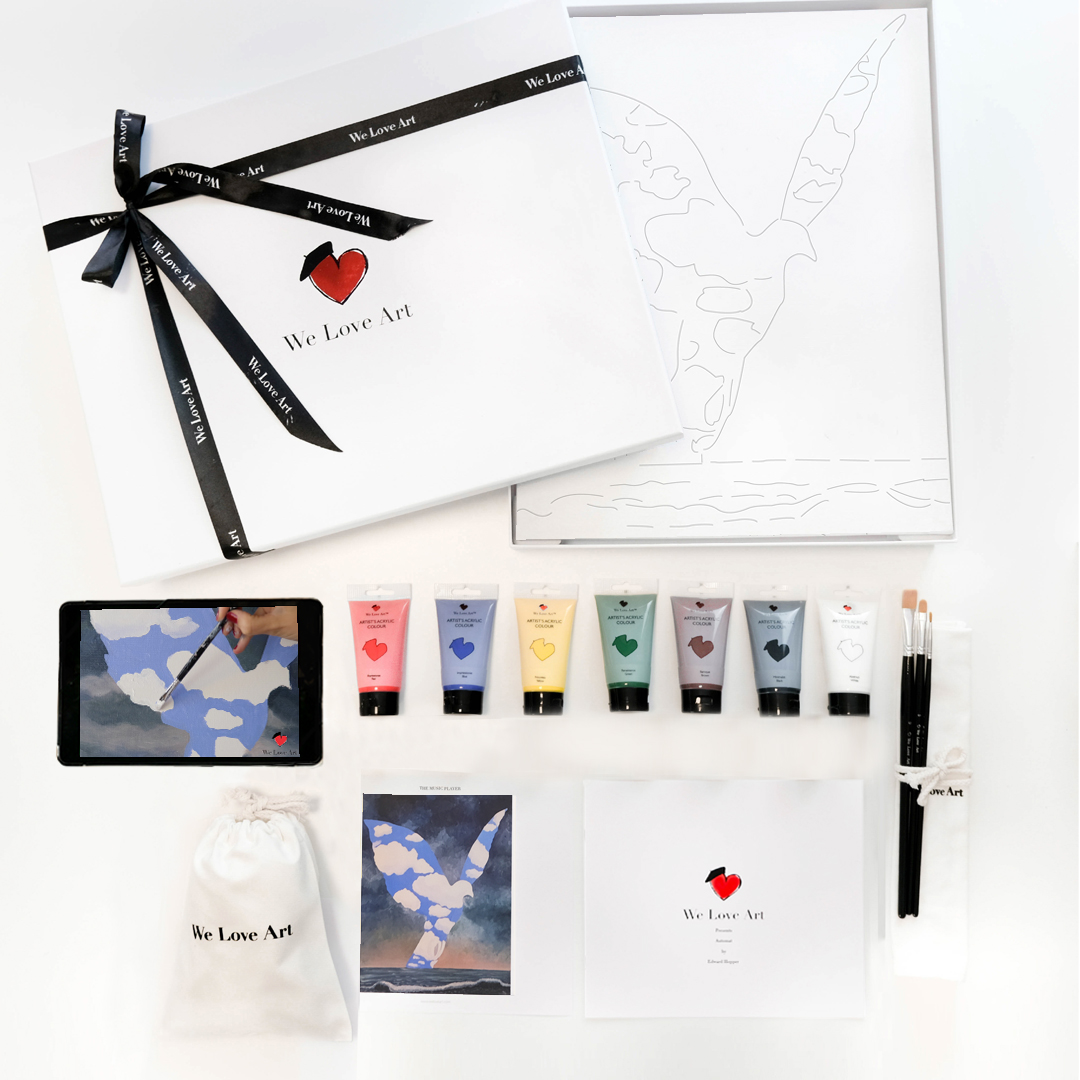 Paint "The Large Family" by Rene Magritte - Image 2