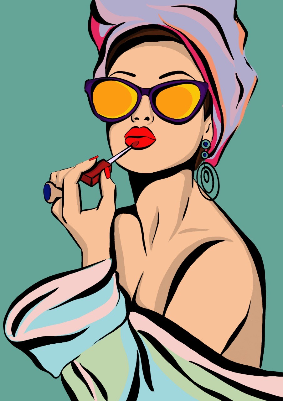 Paint "Cover Girl" by Denise Schmitz