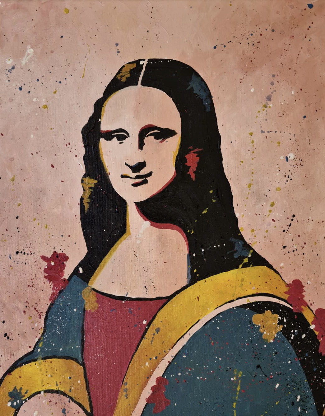 Paint "Funky Mona Lisa" by Denise Schmitz