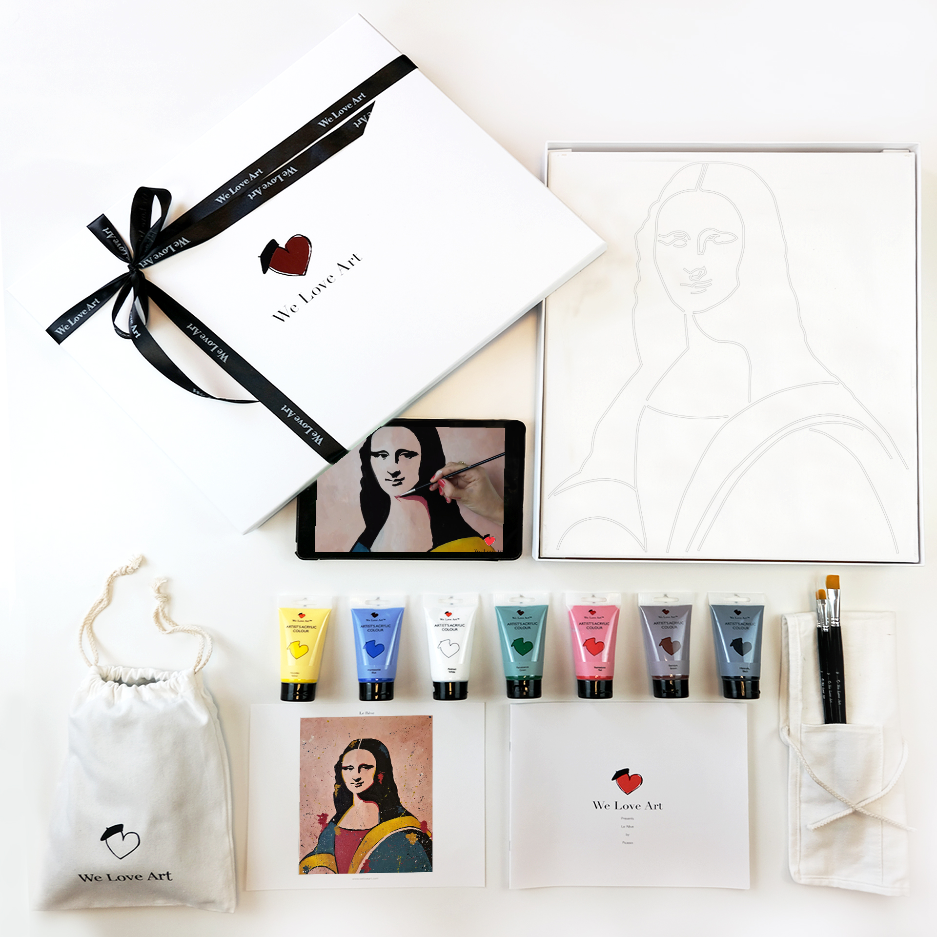 Paint "Funky Mona Lisa" by Denise Schmitz - Image 2