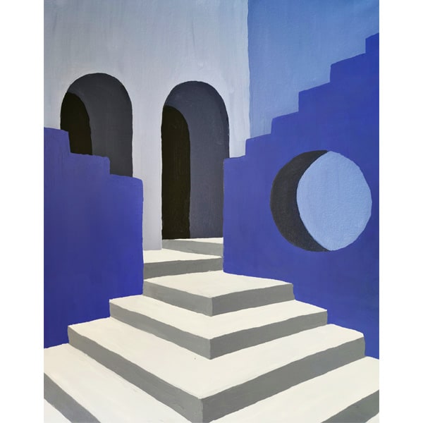 Paint "Abstract Stairways"