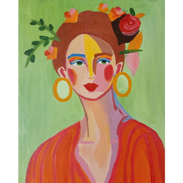 Paint "Maxime with Flowers"