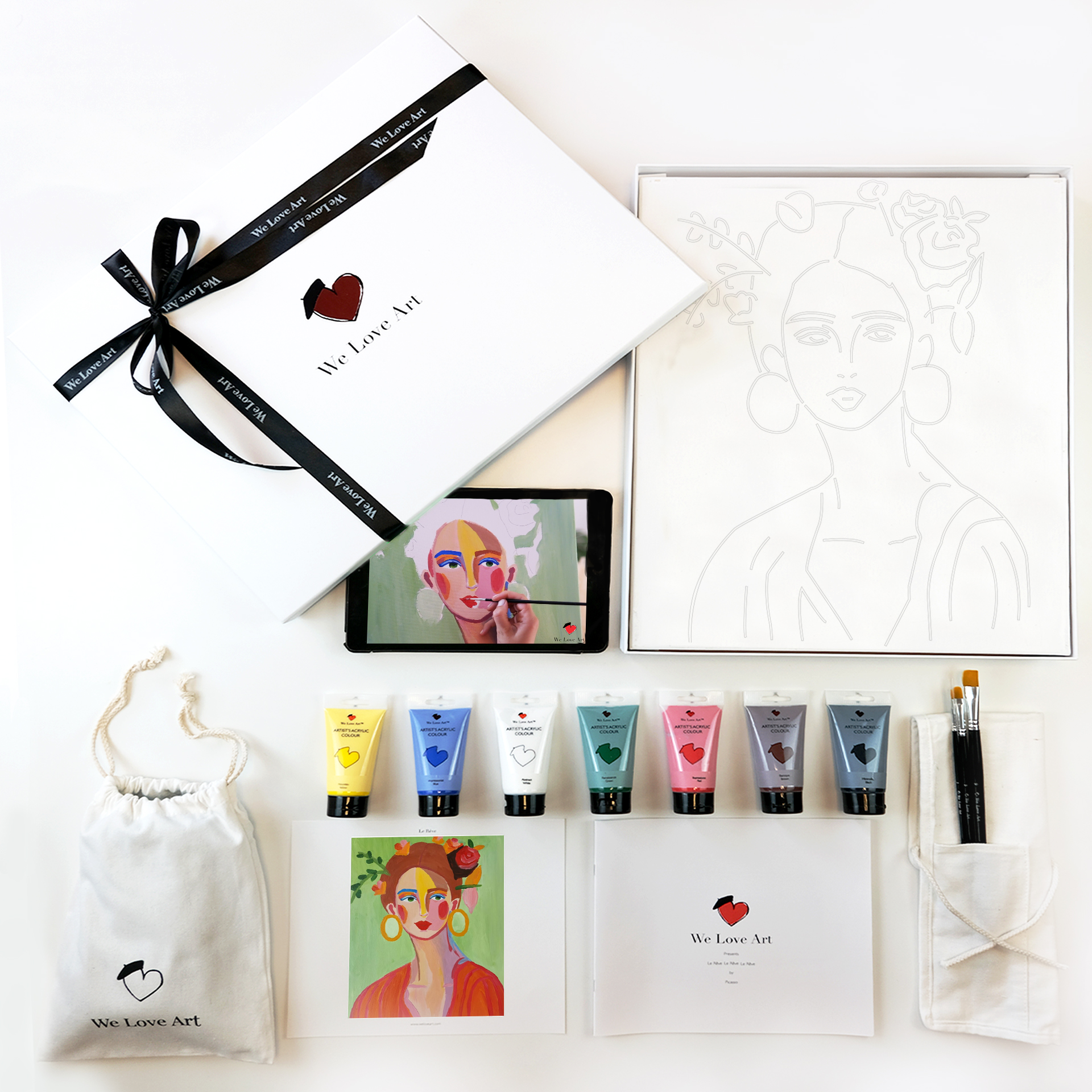 Paint "Maxime with Flowers" - Image 2