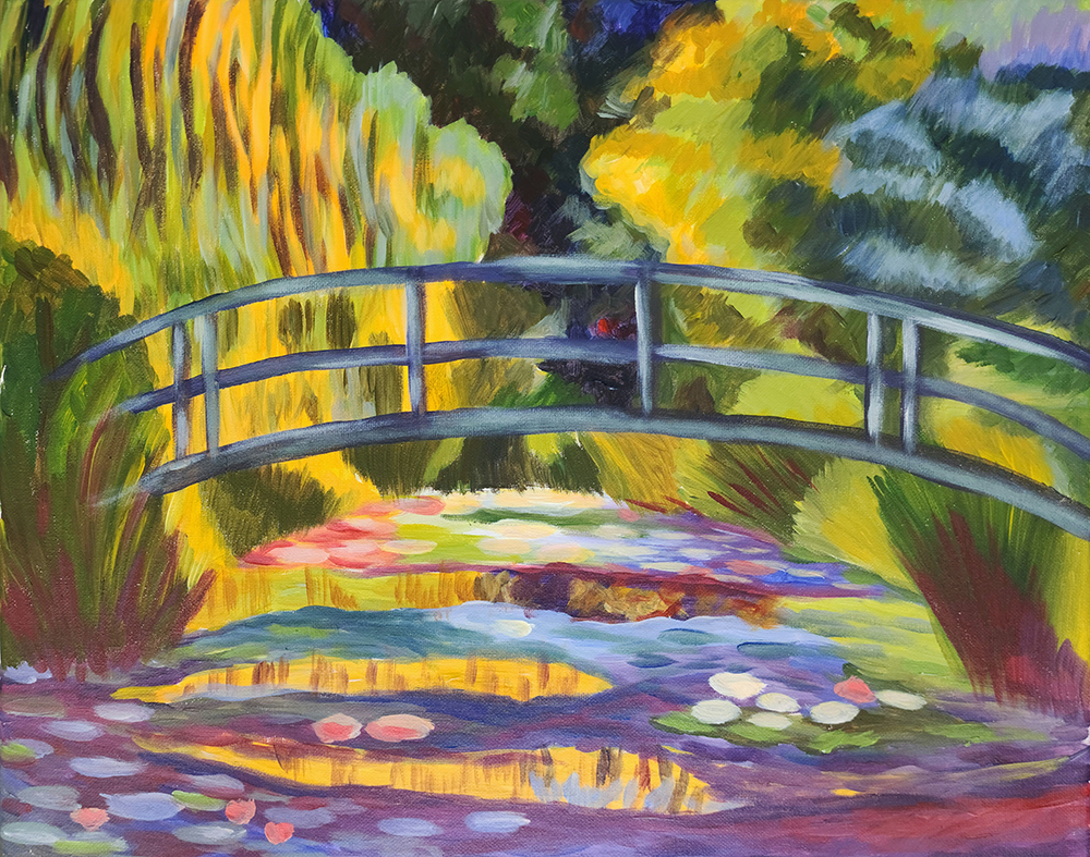 Paint "Water Lily Pond Bridge"