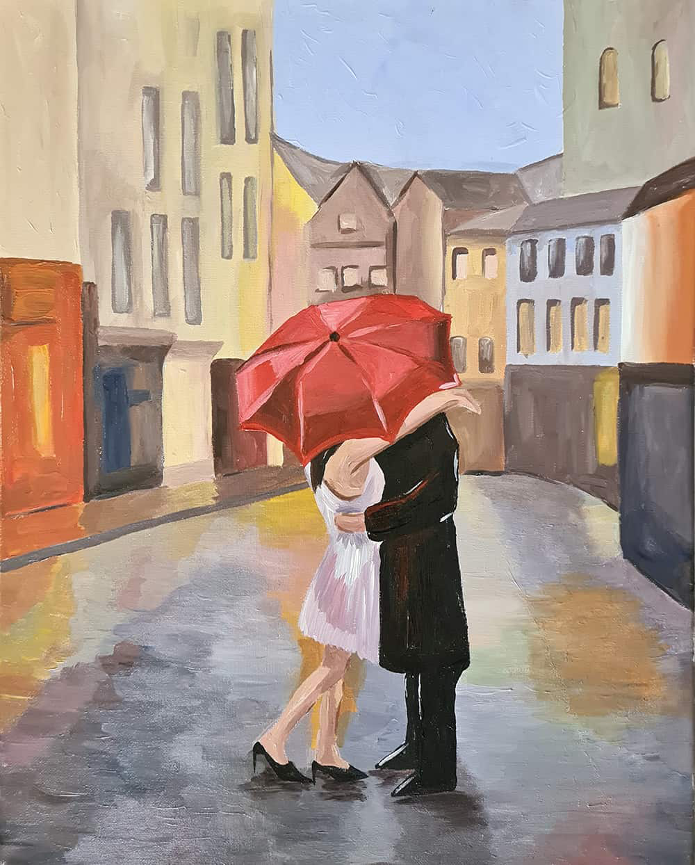 Paint "Rainy Romance" by Denise Schmitz
